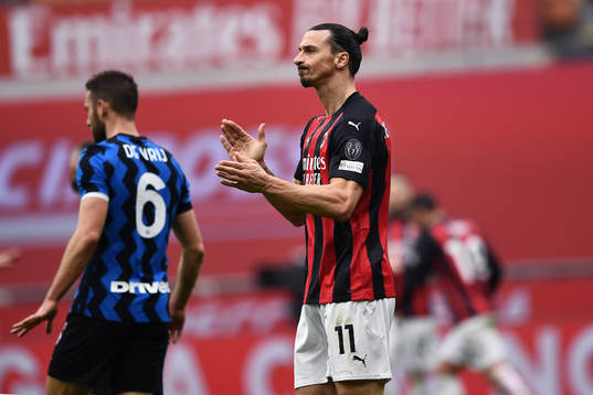 Milans Zlatan Ibrahimovic deppar