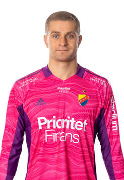 Djurgårdens målvakt Aleksandr Vasyutin
