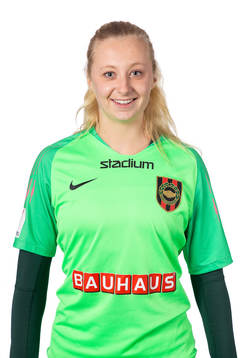 Brommapojkarnas målvakt Josephine Frigge