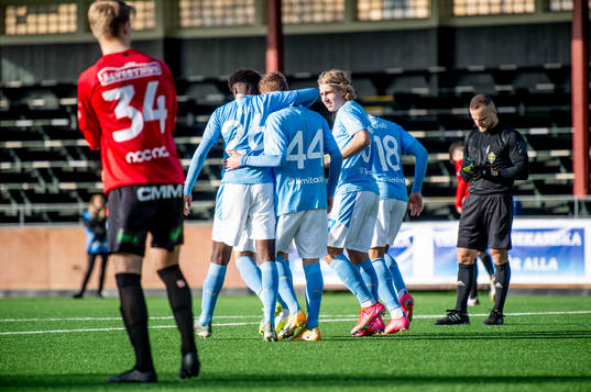 Malmö FFs Sebastian Nanasi jublar