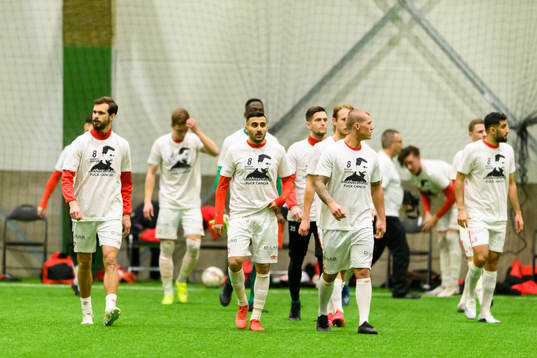 Degerfors spelare har tröjor