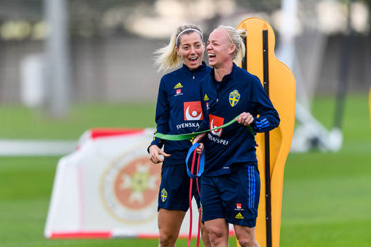 Linda Sembrant and Caroline Seger