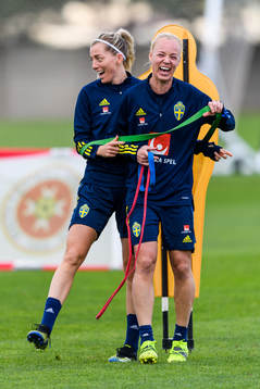 Linda Sembrant and Caroline Seger