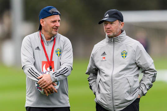 Magnus Wikman, assistant coach and Peter Gerhardsson, Head