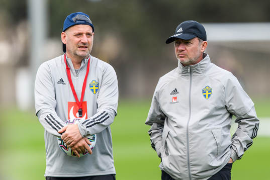 Magnus Wikman, assistant coach and Peter Gerhardsson, Head