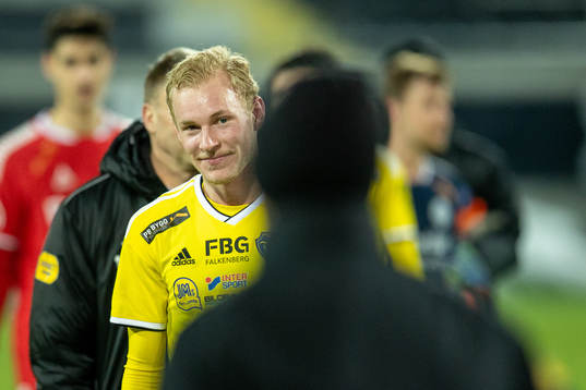 Falkenbergs Adam Bergmark Wiberg tremålsskytt