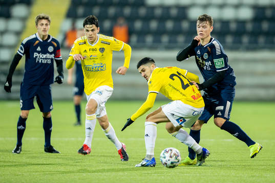 Falkenbergs Mahmut Özen och Axel Norén mot Utsiktens