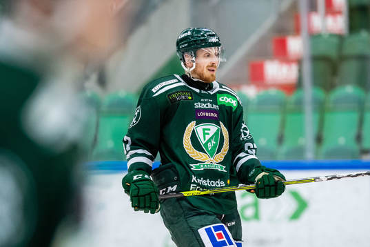 Färjestads Pontus Widerström jublar