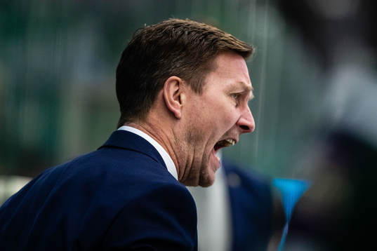 Färjestads huvudtränare Johan Pennerborn