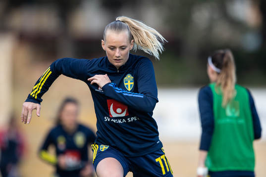 Stina Blackstenius of Sweden