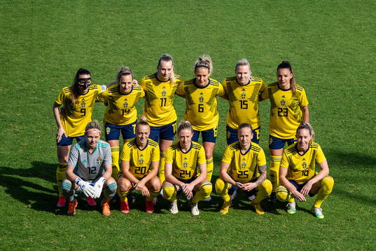Kosovare Asllani, Nathalie Björn, Stina Blackstenius, Emma