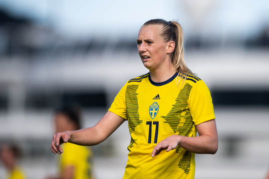 Stina Blackstenius of Sweden