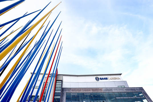SAAB Arena före ishockeymatchen i SHL mellan Linköping