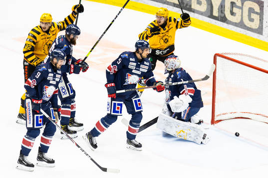 Skellefteås Jonathan Johnson jublar