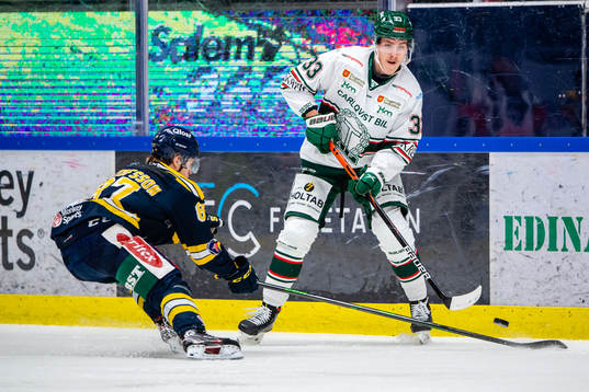 Södertäljes Hugo Gustafsson och Tingsryds Felix Olsson