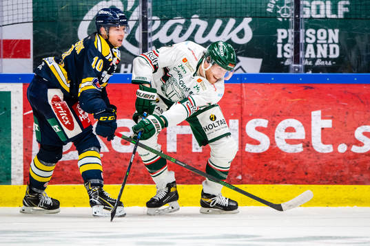 Södertäljes Marcus Davidsson och Tingsryds Ludvig Claesson