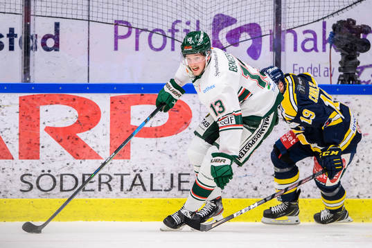 Tingsryds Rasmus Bengtsson och Södertäljes Lucas Carlsson