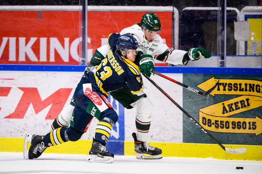 Södertäljes Axel Andersson och Tingsryds Gustav Olhaver