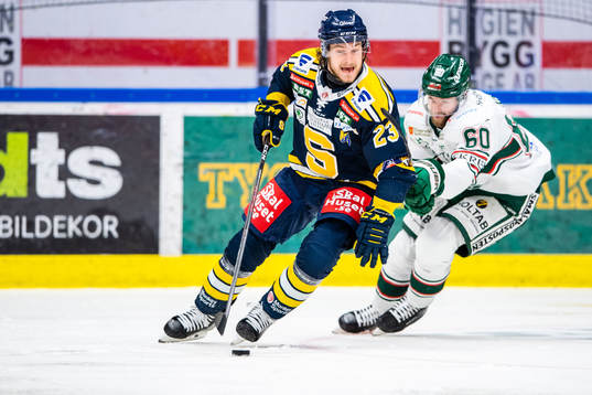 Södertäljes Bobbo Petersson och Tingsryds Joachim Nermark