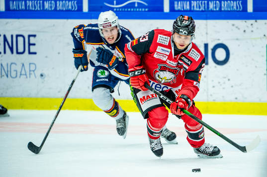 Malmö Redhawks Christoffer Forsberg mot Djurgårdens Kalle