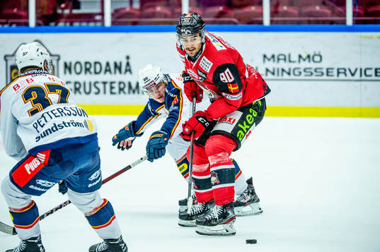 Malmö Redhawks Joseph Veleno mot Djurgårdens Alexander