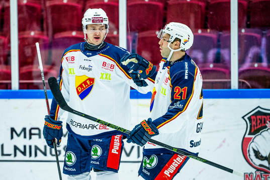 Djurgårdens Marcus Högström jublar