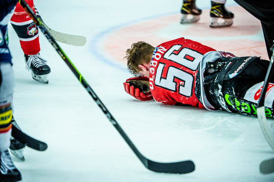 Malmö Redhawks Anton Olsson i bråk med Djurgårdens Albin