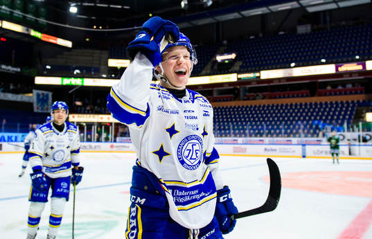 Leksands Emil Heineman  jublar