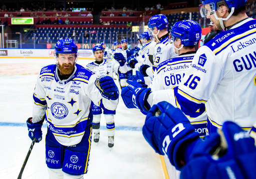 Leksands Mattias Ritola jublar