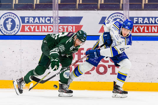 Färjestads Per Åslund och Leksands Mattias Göransson