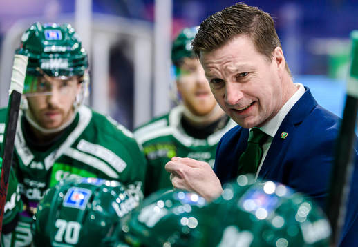 Färjestads tränare Johan Pennerborn