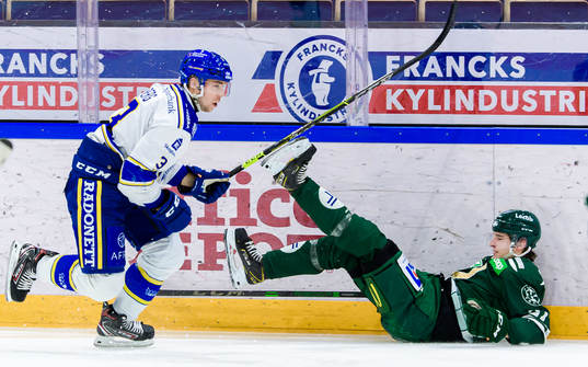 Leksands August Berg och Färjestads Oskar Bäck