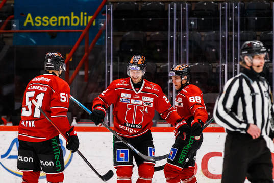 Örebros Rasmus Rissanen, Kristian Näkyvä och Joonas Rask
