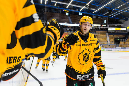 Skellefteås Oscar Möller jublar