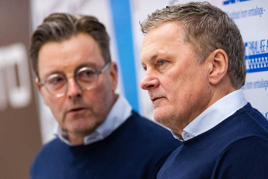 s mental coach Magnus Carlson och tränare Stephan Lundh