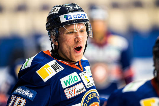Växjös Marcus Sylvegård jublar