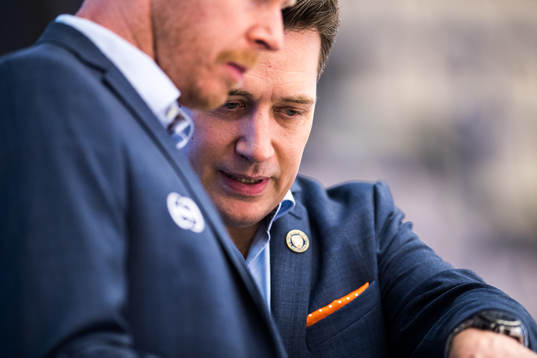 Växjös tränare Sam Hallam