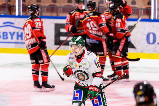 Frölundas Max Friberg deppar