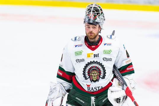 Frölundas målvakt Niklas Rubin deppar