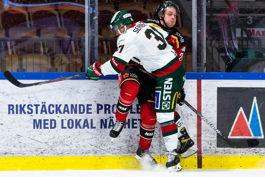 Frölundas Nicklas Lasu och Luleås Juhani Tyrväinen