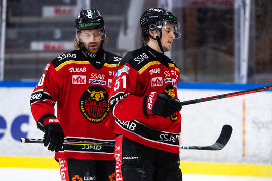 Luleås Daniel Sondell och Filip Hållander deppar
