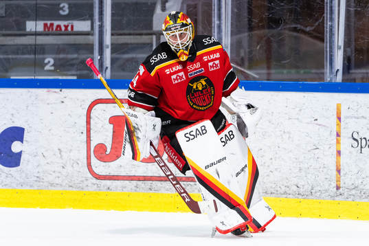 Luleås målvakt Joel Lassinantti deppar