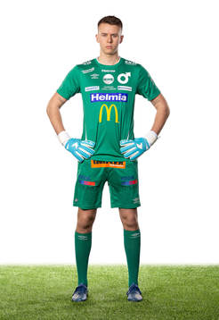 Degerfors målvakt Hugo Claesson