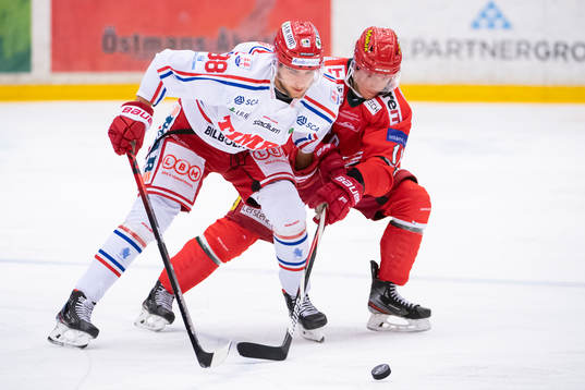 Timrås Jacob Olofsson och Modos Adam Rockwood
