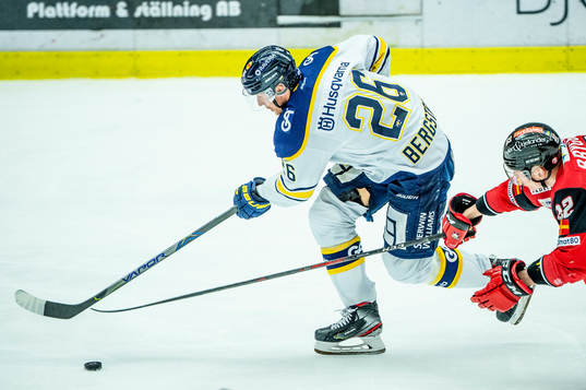 s Alexander Bergström mot Malmö Redhawks Lars Bryggman