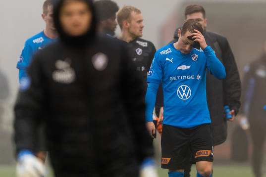 Halmstads Joel Allansson deppar