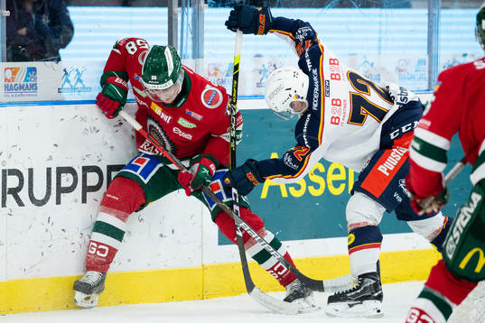 Frölundas Jesper Sellgren och Djurgårdens William Eklund