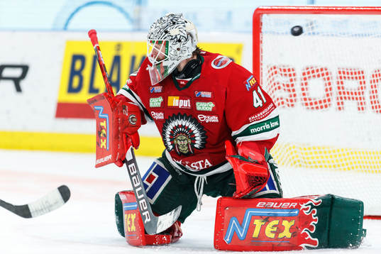 Frölundas målvakt Niklas Rubin