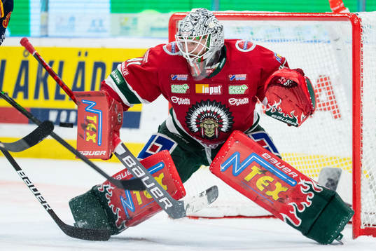 Frölundas målvakt Niklas Rubin
