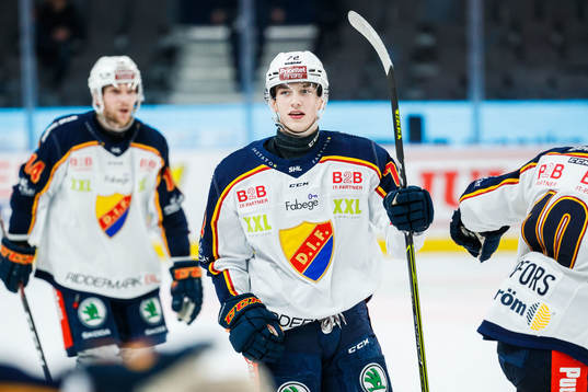Djurgårdens William Eklund jublar